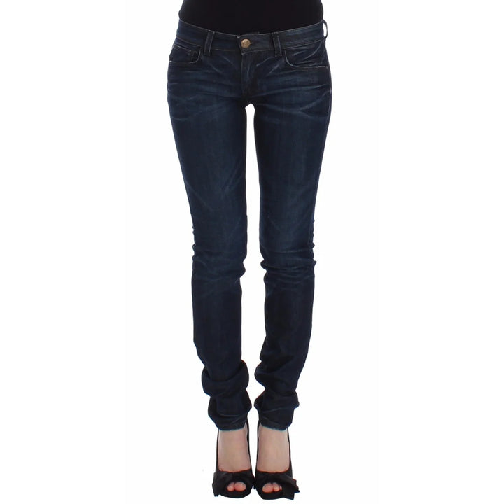 Ermanno Scervino Blue Slim Jeans Denim Pants Skinny Leg Stretch