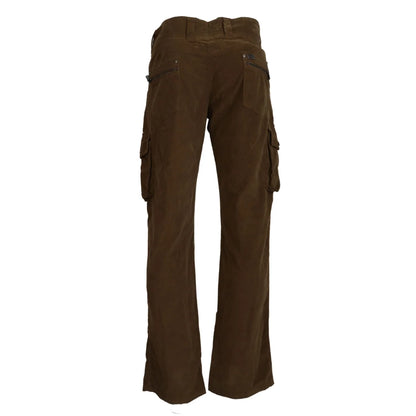 Ermanno Scervino Corduroy Cargo Pants Premium Urban Chic