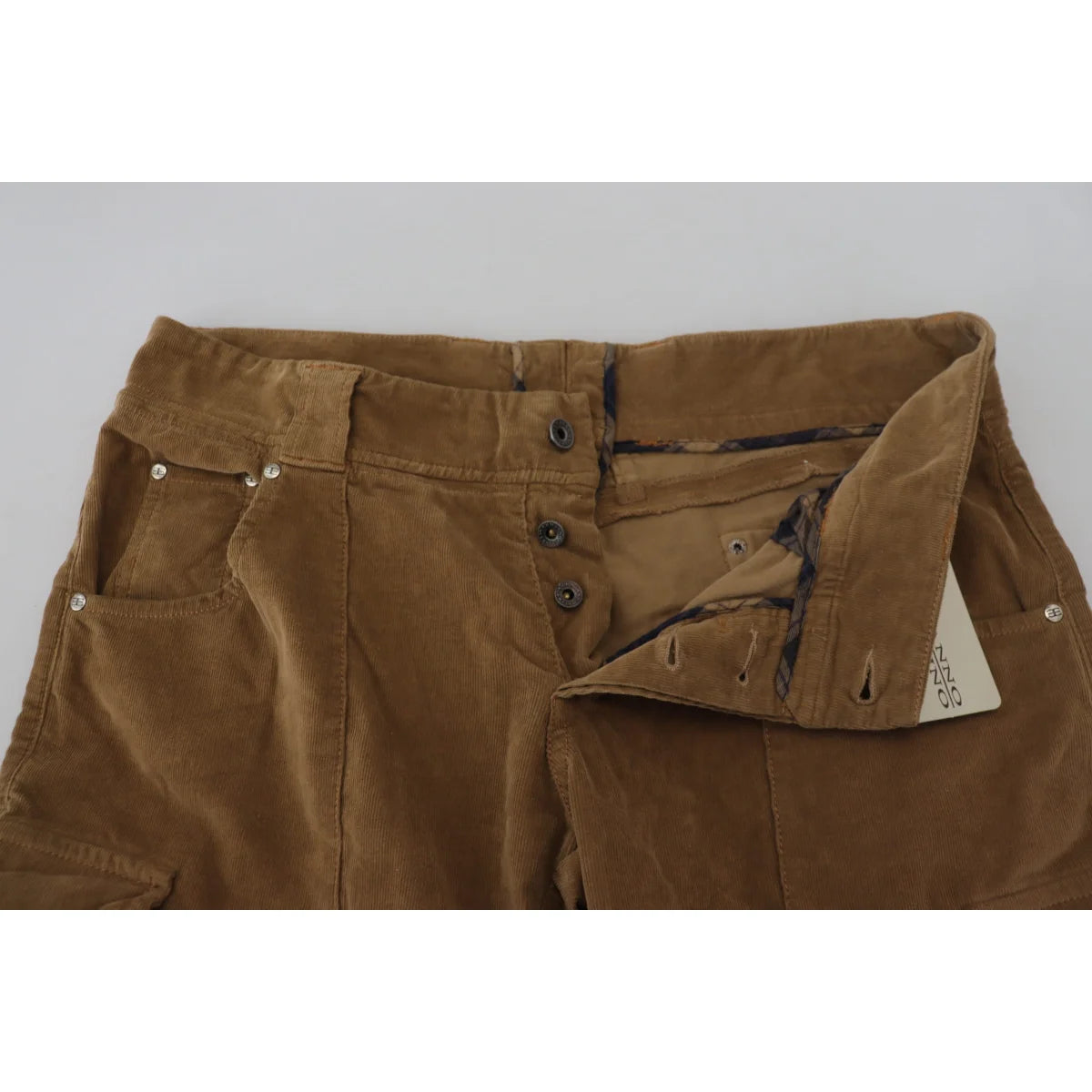 Ermanno Scervino Corduroy Cargo Pants Premium Urban Chic