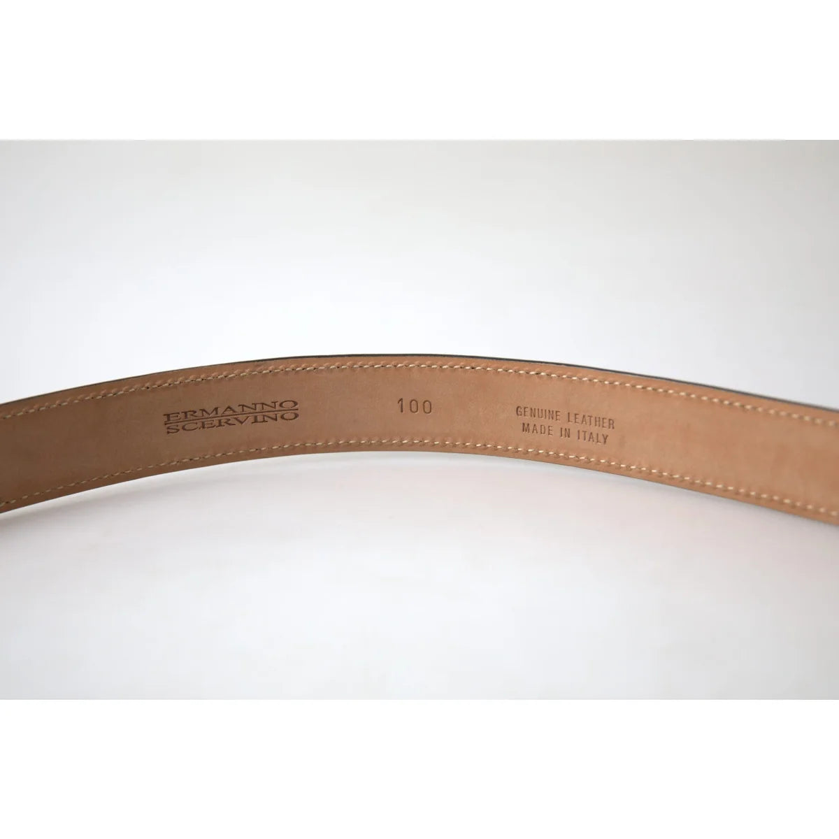 Ermanno Scervino Dress Belt Glamour Metal Buckle High Quality Leather