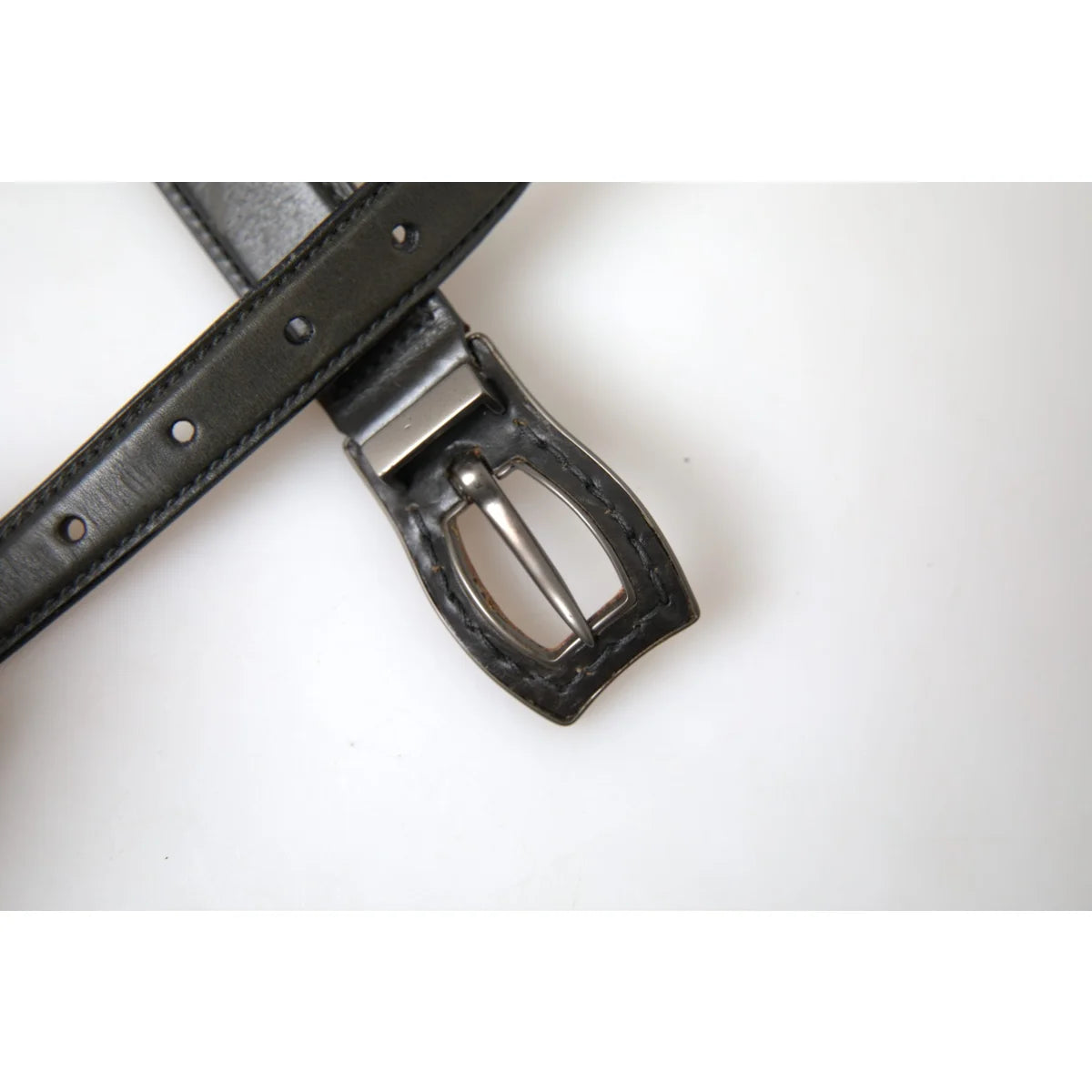 Ermanno Scervino Dress Belt Glamour Metal Buckle High Quality Leather