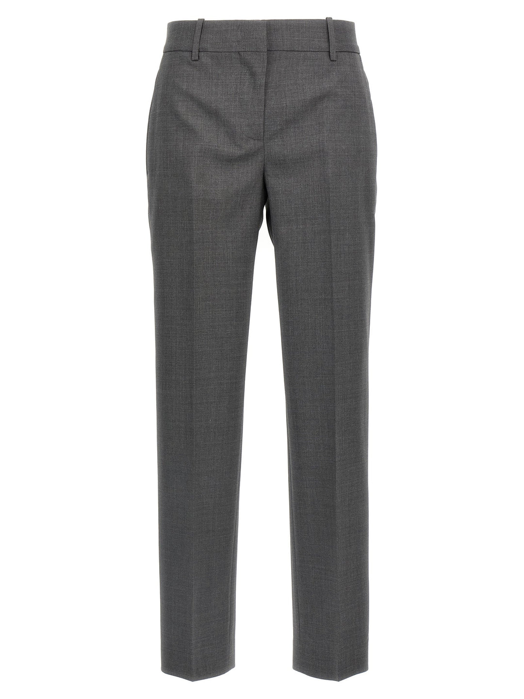 Ermanno Scervino Gray Virgin Wool Dress Pants