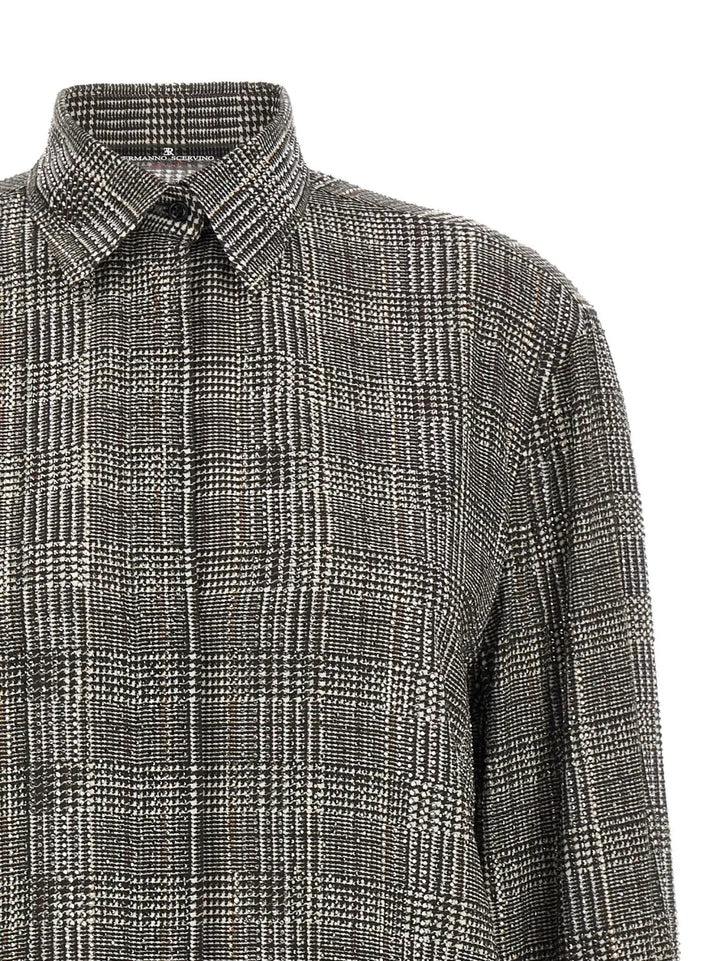 Ermanno Scervino Gray Viscose Blouse