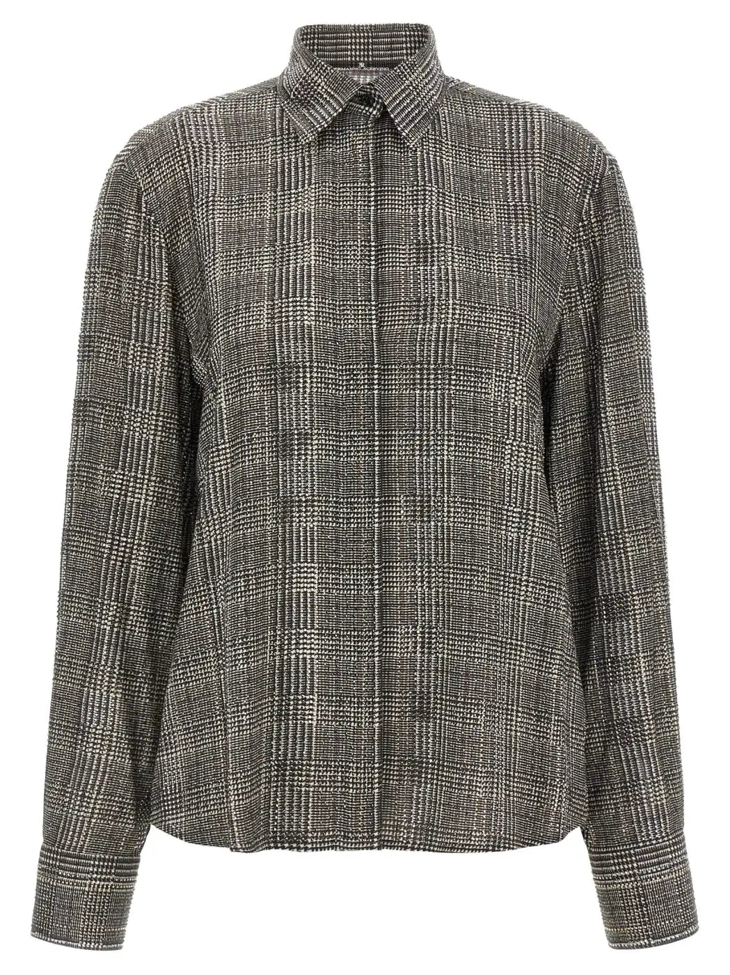 Ermanno Scervino Gray Viscose Blouse