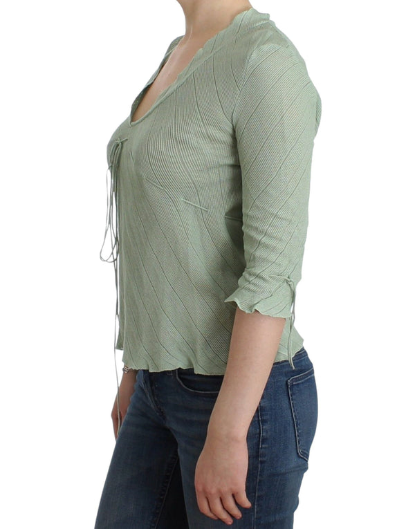Ermanno Scervino - Green Lightweight Knit Sweater Top Blouse