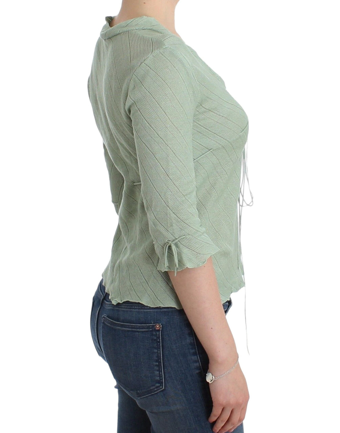 Ermanno Scervino - Green Lightweight Knit Sweater Top Blouse
