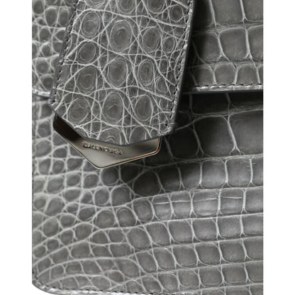 Exquisite Balenciaga Alligator Leather Medium Shoulder Bag