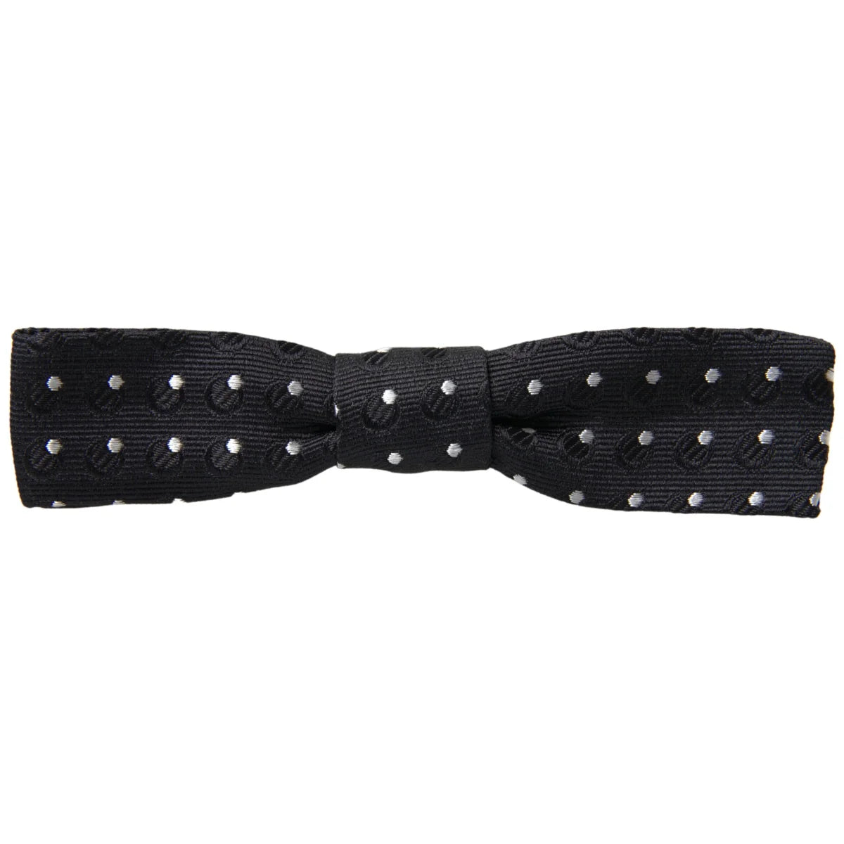 Exquisite Dolce Gabbana Bow Tie Silk Adjustable Neck Strap &