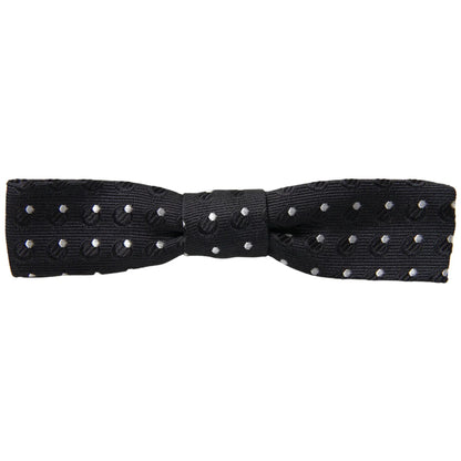 Exquisite Dolce Gabbana Bow Tie Silk Adjustable Neck Strap &