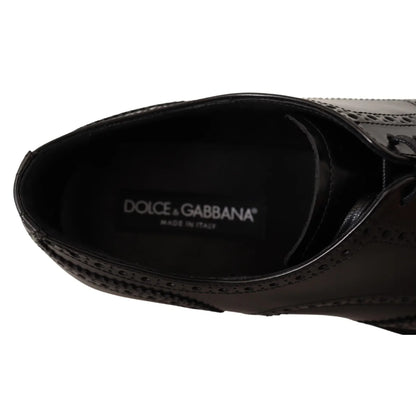 Exquisite Dolce Gabbana Derby Formal Shoes Italian Dress Luxury &