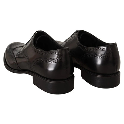 Exquisite Dolce Gabbana Derby Formal Shoes Italian Dress Luxury &