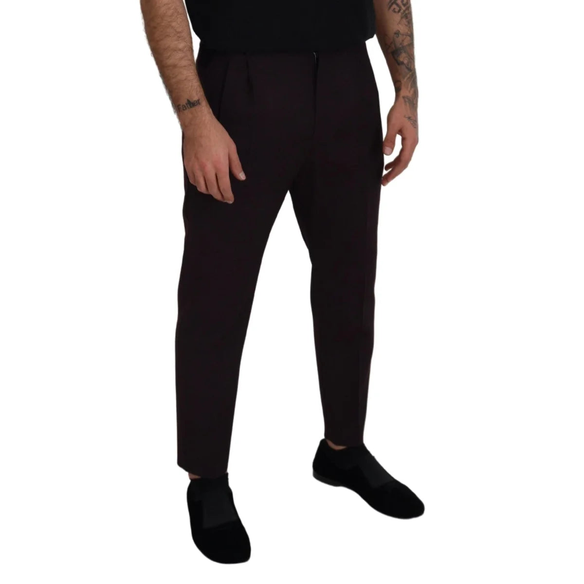 Exquisite Dolce Gabbana Dress Pants Italian Style &