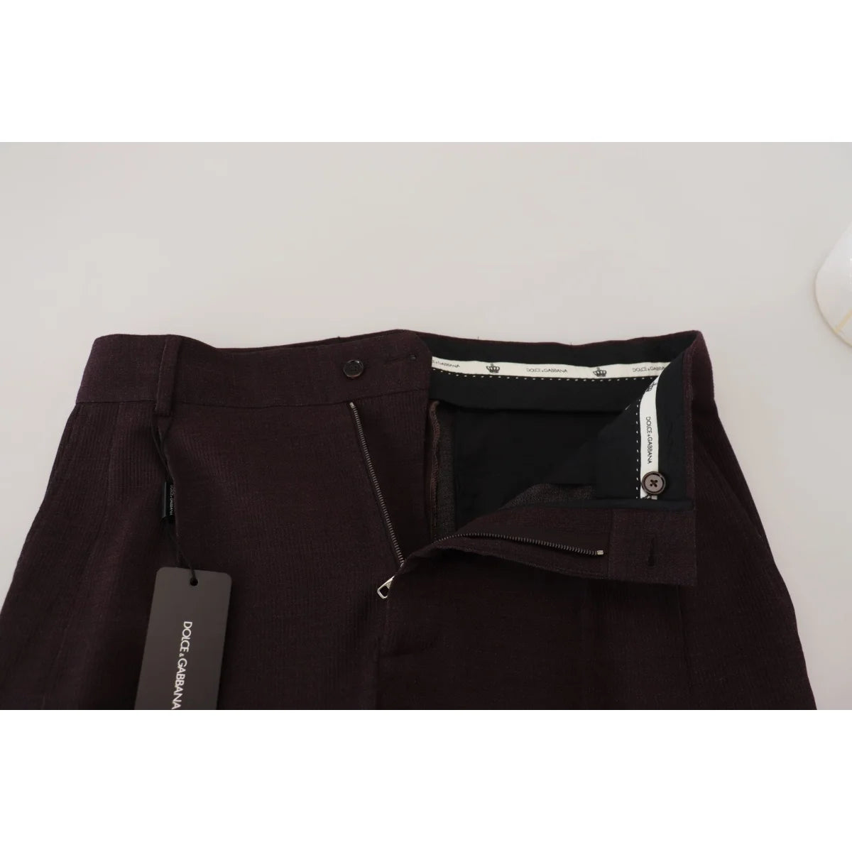 Exquisite Dolce Gabbana Dress Pants Italian Style &