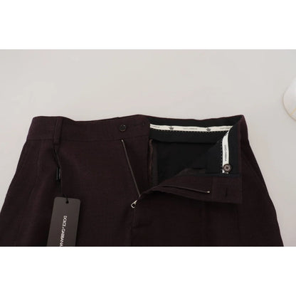 Exquisite Dolce Gabbana Dress Pants Italian Style &
