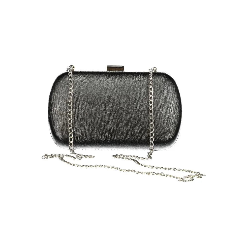 Exquisite Valentino Bags Handbag in Lustrous Black Polyethylene Elegance Mario