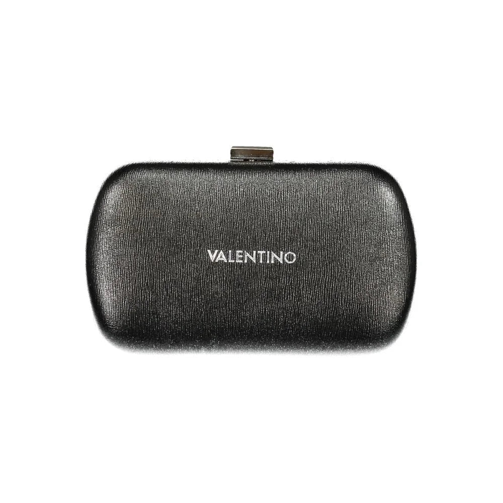 Exquisite Valentino Bags Handbag in Lustrous Black Polyethylene Elegance Mario