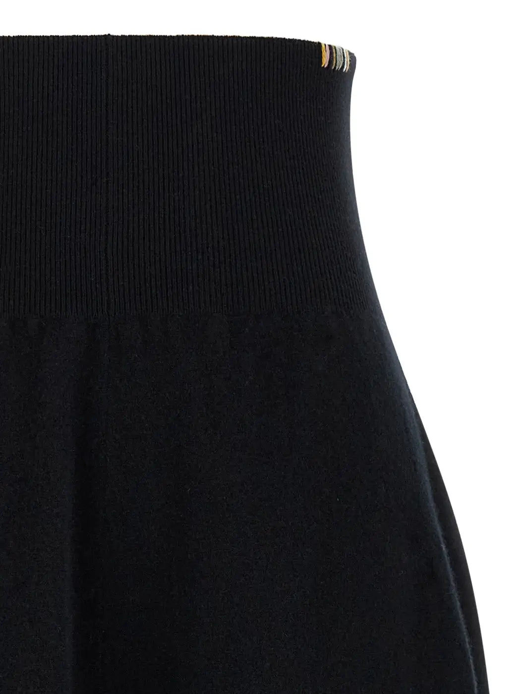 Extreme Cashmere Black Midi Skirt