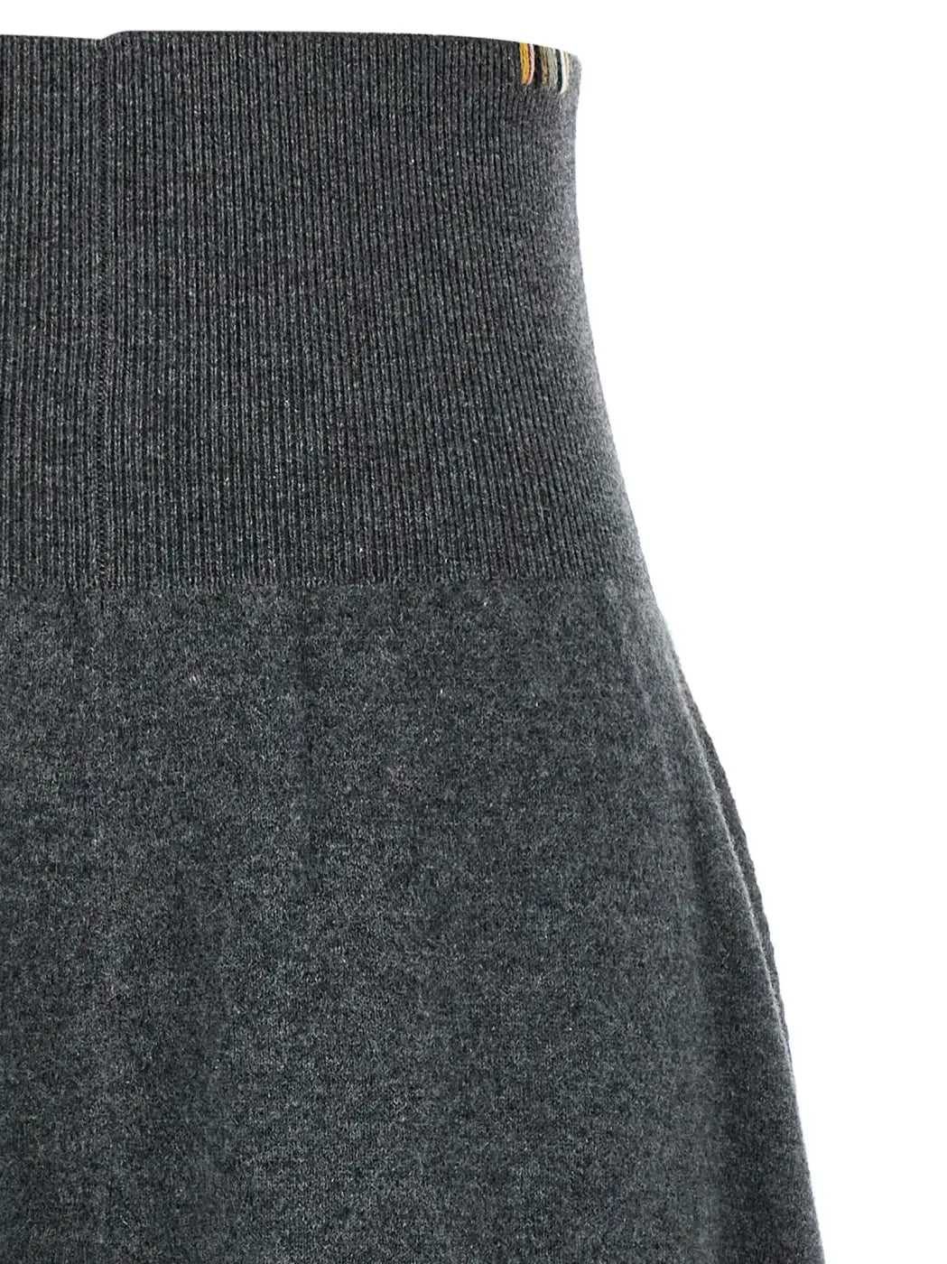Extreme Cashmere Gray Midi Skirt