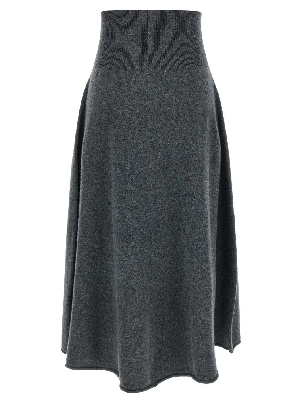 Extreme Cashmere Gray Midi Skirt