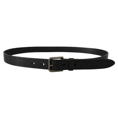 Eye Catching Dolce Gabbana Leather Belt With Sleek Metal Buckle &