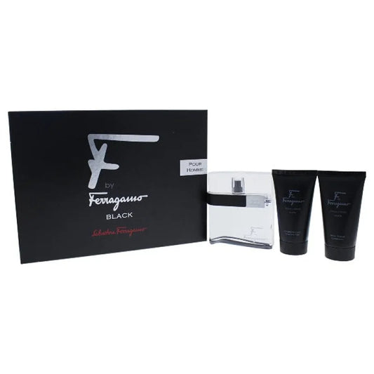 Sleek Ferragamo Pour Homme Black Eau de Toilette Spray with Aftershave Balm Men’s Gift Sets Salvatore