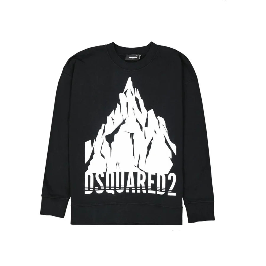 Dsquared² Black Cotton Sweatshirt