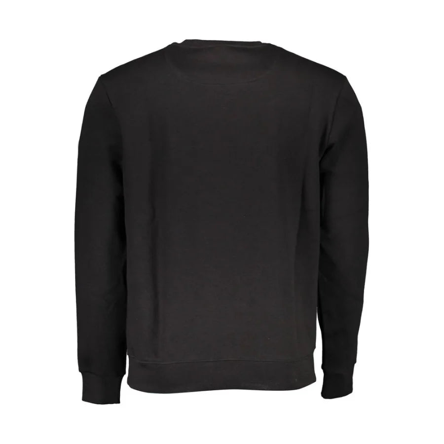 North Sails Black Cotton Men Sweatshirt
