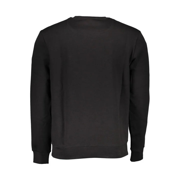 North Sails Black Cotton Men Sweatshirt