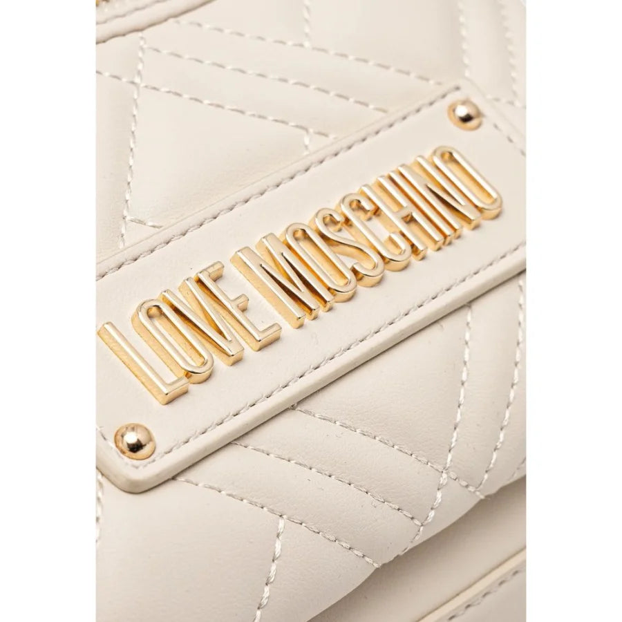 Love Moschino Beige Polyethylene Backpack