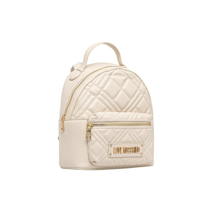 Love Moschino Beige Polyethylene Backpack