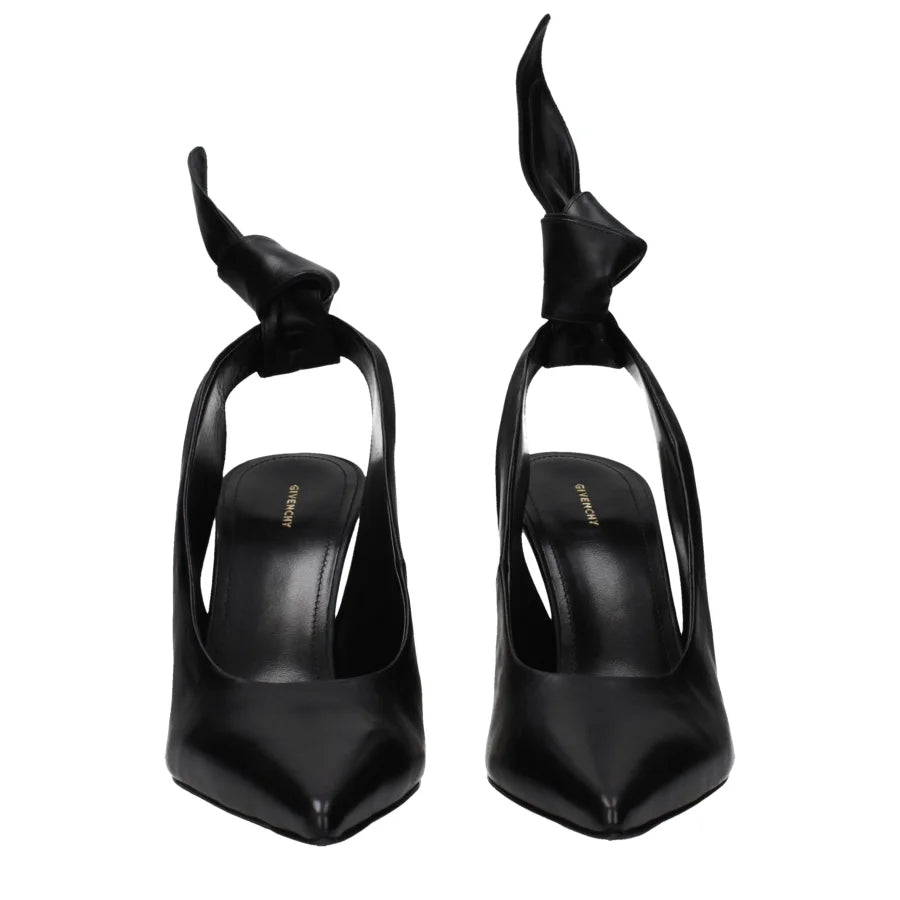 Givenchy Black Leather High Heel Pumps