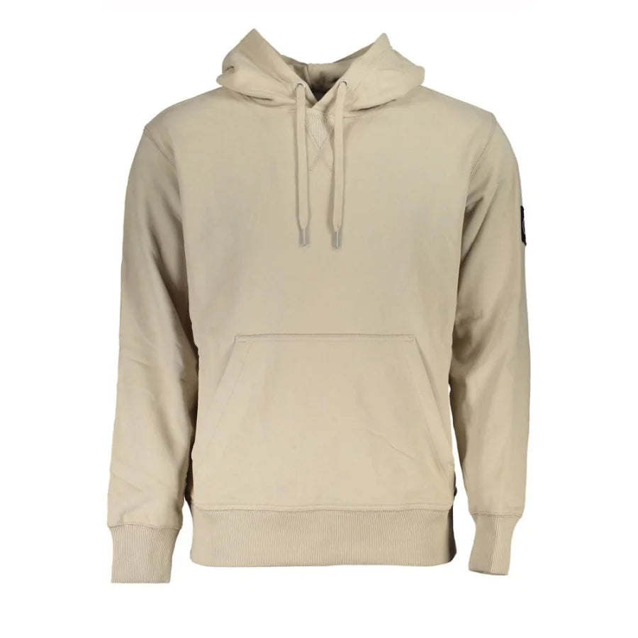 Calvin Klein Beige Cotton Men’s Sweatshirt