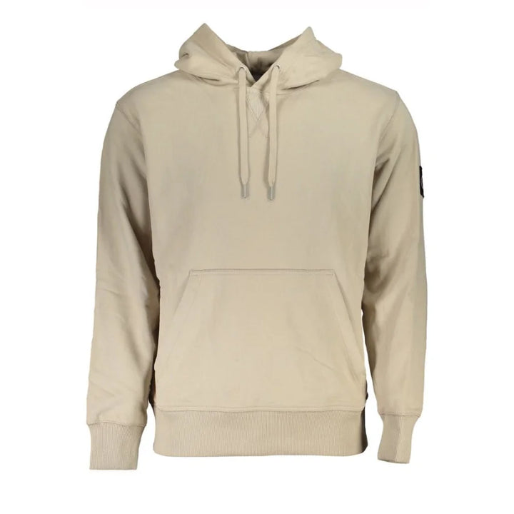 Calvin Klein Beige Cotton Men’s Sweatshirt