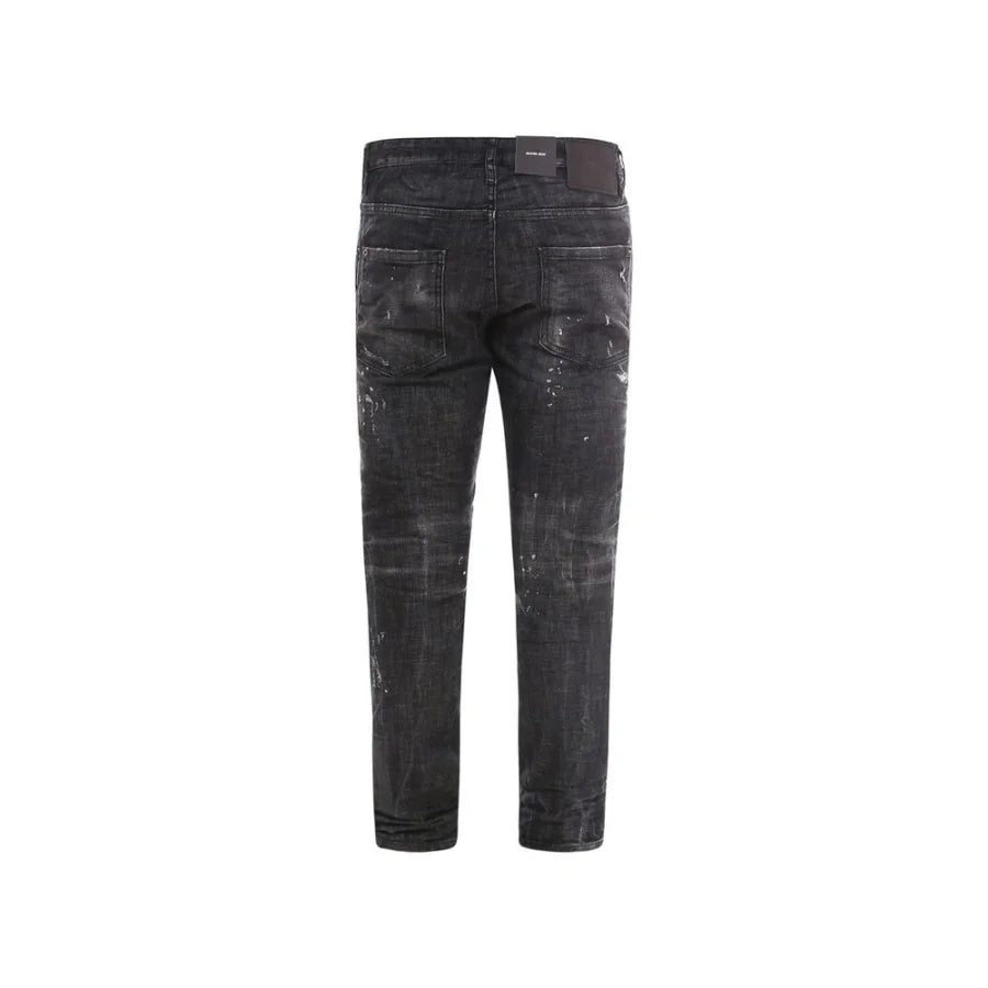 Dsquared² Black Cotton Jeans Denim