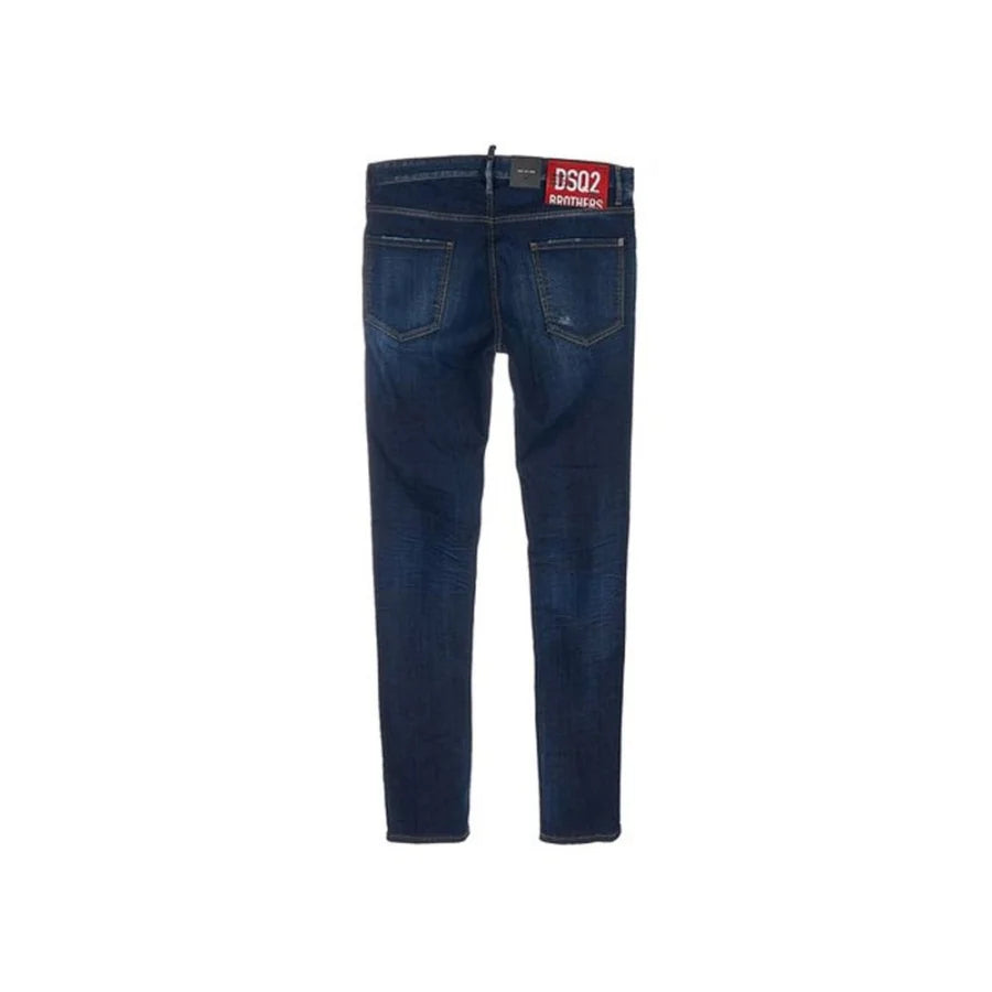 Dsquared² Blue Cotton Skinny Jeans