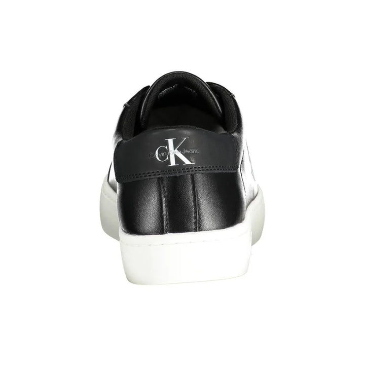 Calvin Klein Black Polyester Low Top Sneakers