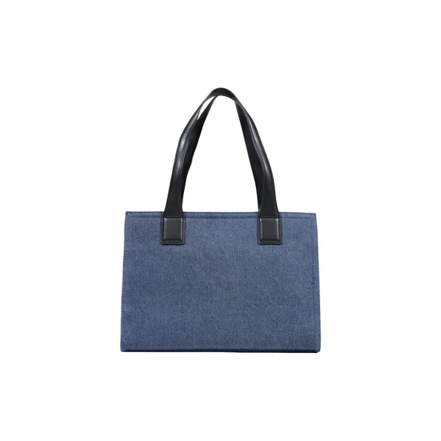 Love Moschino Blue Cotton Handbag