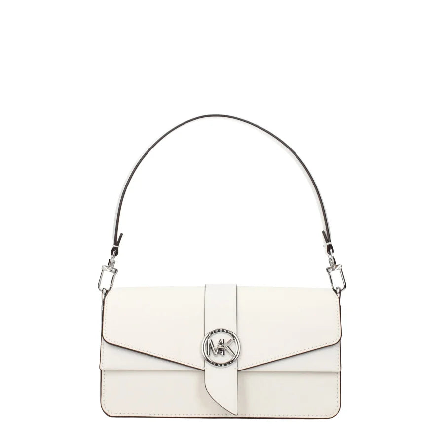 Michael Kors White Leather Handbag