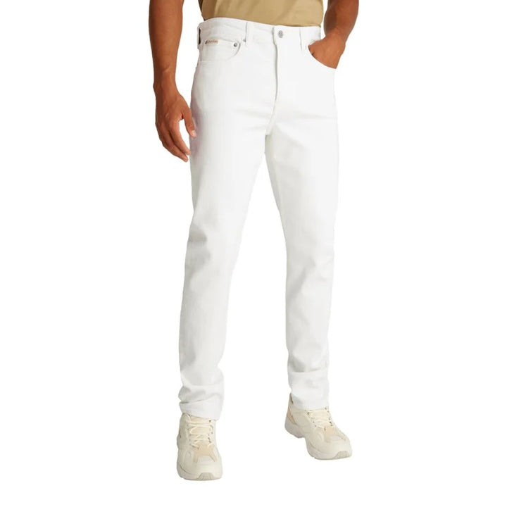 Calvin Klein Jeans White Cotton Skinny