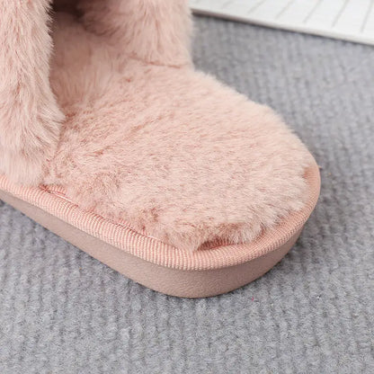 Step Into Luxury with Faux Fur Crisscross Strap Slippers Shoes Sneakers Trendsi