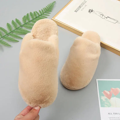 Indulge in Luxurious Comfort with Our Stylish Faux Fur Slippers Shoes Sneakers Trendsi