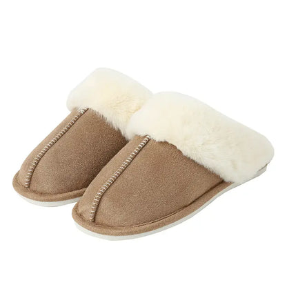 Step into Comfort with Faux Suede Center Seam Slippers Shoes Sneakers Trendsi