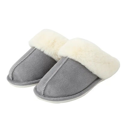 Step into Comfort with Faux Suede Center Seam Slippers Shoes Sneakers Trendsi