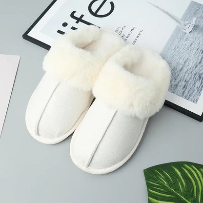 Step into Comfort with Faux Suede Center Seam Slippers Shoes Sneakers Trendsi