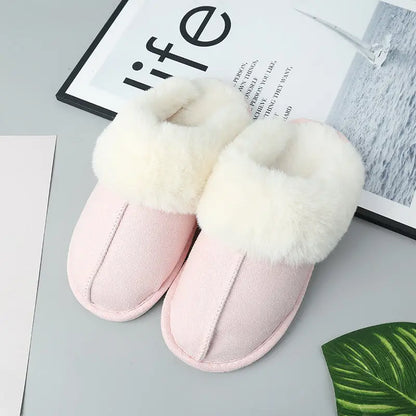 Step into Comfort with Faux Suede Center Seam Slippers Shoes Sneakers Trendsi