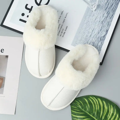 Step into Comfort with Faux Suede Center Seam Slippers Shoes Sneakers Trendsi