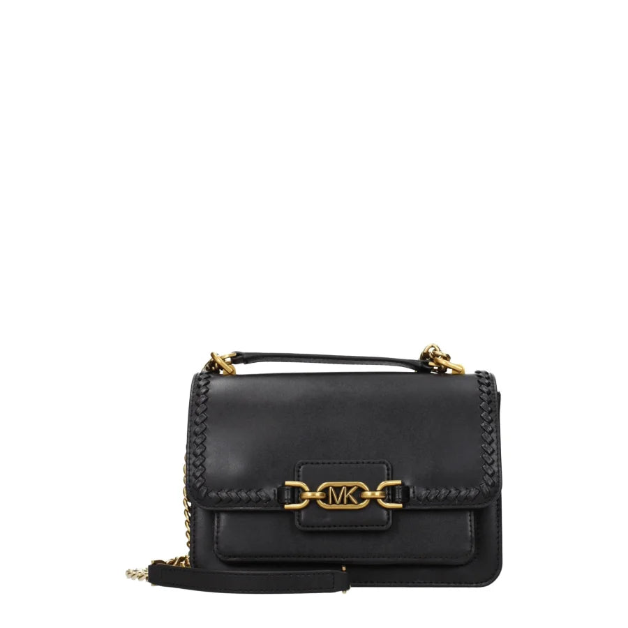 Michael Kors Black Leather Shoulder Bag