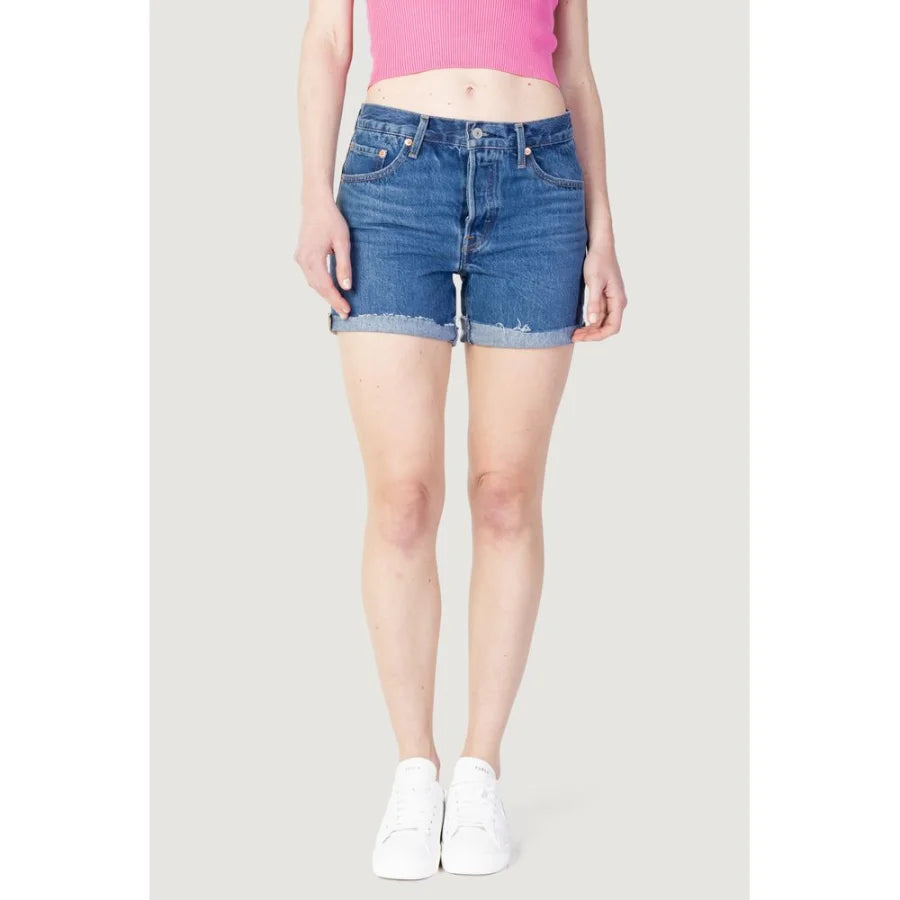 Levi’s Blue Cotton Shorts