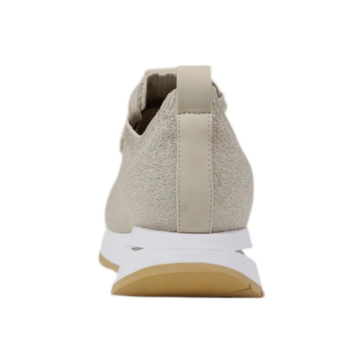 Guess Beige Polyester Low Top Sneakers
