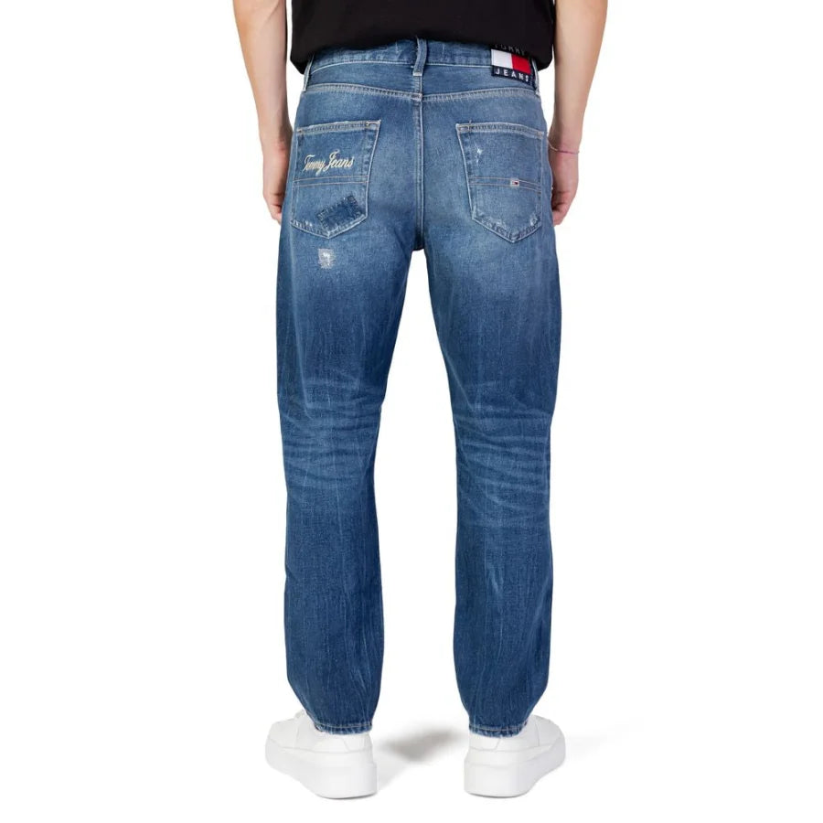 Tommy Hilfiger Jeans Blue Cotton Slim Fit